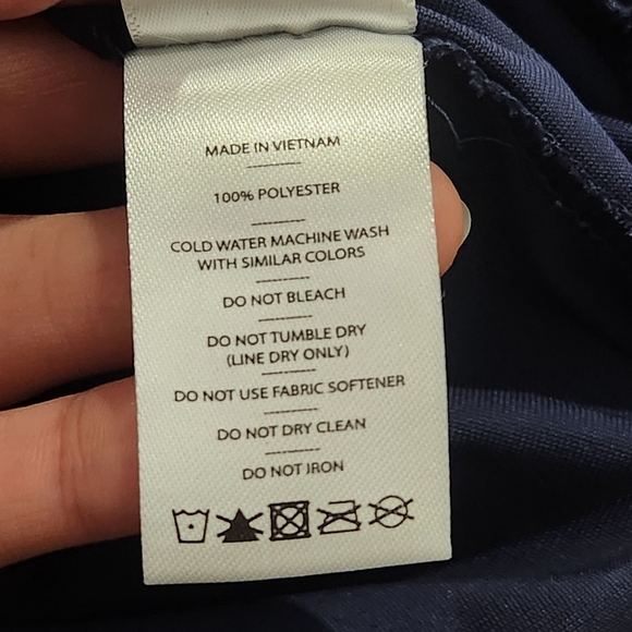 Rhone Men's‎ Commuter Classic Performance Chino Golf Pants Blue Size 35x33 EUC - Picture 12 of 12